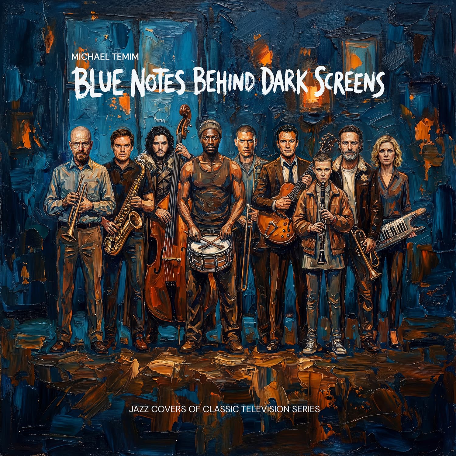 Cover de Blue Notes Behind Dark Screens par © Michael Temim